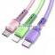 Liquid soft glue a tow three charging cable top products 3 in 1 charging cable