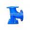 ISO2531 ductile iron pipe fittings 90 deg DN80 double flanged duckfoot elbow