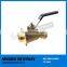 Female connected brass quarter turn hose end valve