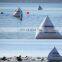 China factory triangle inflatable marker buoy float for swimming event