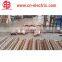 Horizontal continuous casting machine for copper rods/brass strips