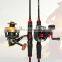 Wholesale Fishing Tackle New 2 Section Spinning Fishing Rods Carbon Fiber Top Quality Fishing  Rod