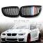Front Grille Kidney Grill For BMW E92 E93 M3 328i 335i 2Door 2007 2008 2009 Car Styling Gloss Matte Black M-color Dual Line