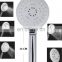 Switched  Luxurious Abs Plastic Chrome Rainfall water saving hand held shower head
