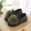 Cotton slippers female bag with winter home non-slip thickening warmth soft bottom month shoes indoor floor edamame beanie shoes