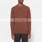 Brown Cashmere Knitted Jumper Men Sweater Knitwear