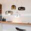Glass Brown Color Pendant Light E26 E27 Round Shape Hanging Lamp