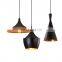 Nordic Home Decorative Aluminium Lamp Shade Chandelier Black Pendant Light Modern