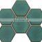 High Quality Wall Tile Muti-Color Hexagonal Kitchen Bathroom Pool Tile  matt and glossy Ceramic Mosaic tile