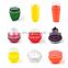 Vegetable shape plastic kitchen food fresh box storage containers with lids