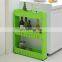 3 Tier 4 Tier  Slim Slide Out Kitchen Storage shelf  kitchen storage holder 3 tier liquor bottle shelf Organizrt Cart