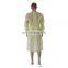 level 2 gowns disposable yellow PPE impermeable isolation gown