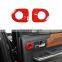 Auto parts 07-21 for Toyota Tundra/Sequoia rear door horn decorative frame ABS 2-piece set