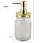 Good quality glass soap dispenser bathroom set mason jar soap dispenser