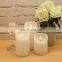 Bullet Wick White Ivory Wax Set Above 500H On Flickering Flameless Battery Pillar LED Candles Lights
