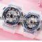 SANDA 298/892 Man Women Sport Unisex Watch Fashion Silicone Back Light Digital Quartz Week Wristwatch