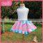 Tulle skirt, girls tulle skirt pink with blue, ballet dance costumes girls