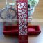 Hollow Red Laser Cut Flowers Wedding Favor Chocolate Candy Box                        
                                                Quality Choice