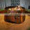 Wood Burning Brazier Steel Metal Bowl Corten Steel Outdoor Fire Pit