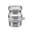 Sanitary Stainless Steel Camlock and Groove Adapter X Male NPT Type F
