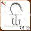 Fancy double bathroom shower rings/hooks 2015
