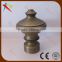 Wrought iron finial curtain rod for interior decorative