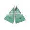 High barrier small plastic sample pouches triangle heat seal aluminum foil custom bag cosmetic sachet packaging