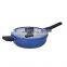 OEM Temperature Strip Nonstick Marble Coating Cast Aluminum Soup Pot Casserole with Handle Silicone Lid