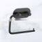 Direct Factory Supply Customized Logo Black Wall Mounted Toilet Paper Towel Holder Holders