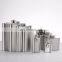 Custom Logo Different Capacity Male Alcohol Whisky Wine Pot Bottle Pocket Portable Stainless Steel Hip Flask