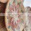 Set of 7 Premium Boho Wall Decor Straw Rustic Art Decor Multicolor Placemat Cheap Wholesale