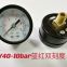 Y40 pressure gauges 40mm back mount pressure gauges made in China