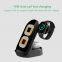 3 in 1 wireless charger LED indicator fast low temperature wireless charging mobile phone