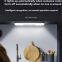 LED Intelligent Induction Light Wireless Magnetic Self-adhesive Long Strip Lamp Rechargeable Wardrobe Light Cabinet  Light