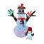 Christmas outdoor decor with Snowman inflatable Seasonal Christmas Decor