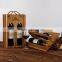 custom wooden wine box for double wine bottles