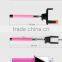 Poplar 2015 Newest Fashional mobile phone wired mirror selfie stick for android and iOs