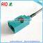20cm Z Fakra Female to DIN Female Car Radio Aerial Antenna Adapter for VW Audi Skoda Mercedes Seat Ford Peugeot Citroen Vauxhall
