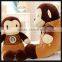 stuffed animal brown monkey plush toy