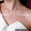 Korea fashion heart-shaped necklace female silver clavicle necklace pendant 925 sterling silver stars