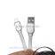 Custom Leather Tassel Keychain USB Charger Cable for Apple iphone Cable