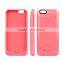 3500mAh mobile Battery Charger for iPhone 6 Portable Backup Power Charger Bank Case Pack Battery Case