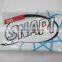 OEM white PVC makeup bag Pencil case Clutch bag