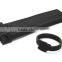 Black Reusable Back to Back Hook And Loop Wire Cable Tie