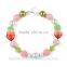 Toddler jewelry set-colorful chunky bead necklace, BubbleGum necklace bracelet