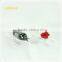 Fish shape metal white wire storage basket for home decorations