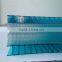 long life span uv coating sunlight roofing color hollow polycarbonate sheet for motor shed