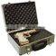 Pistol Silver Aluminum Gun Case With Foam Inside Handgun Case Ships USA