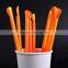 New Design Colorful Plastic Straw with Spoon