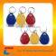13.56mhz plastic rfid key fobs with metal ring